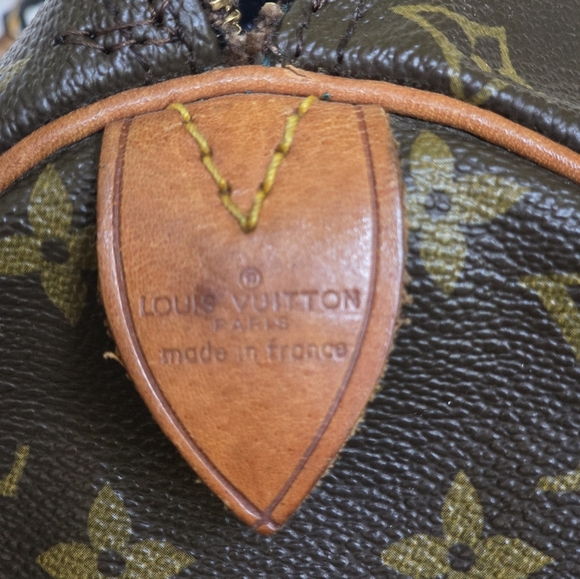 Louis Vuitton Brown Speedy 40 Handbag - Picture 7 of 9